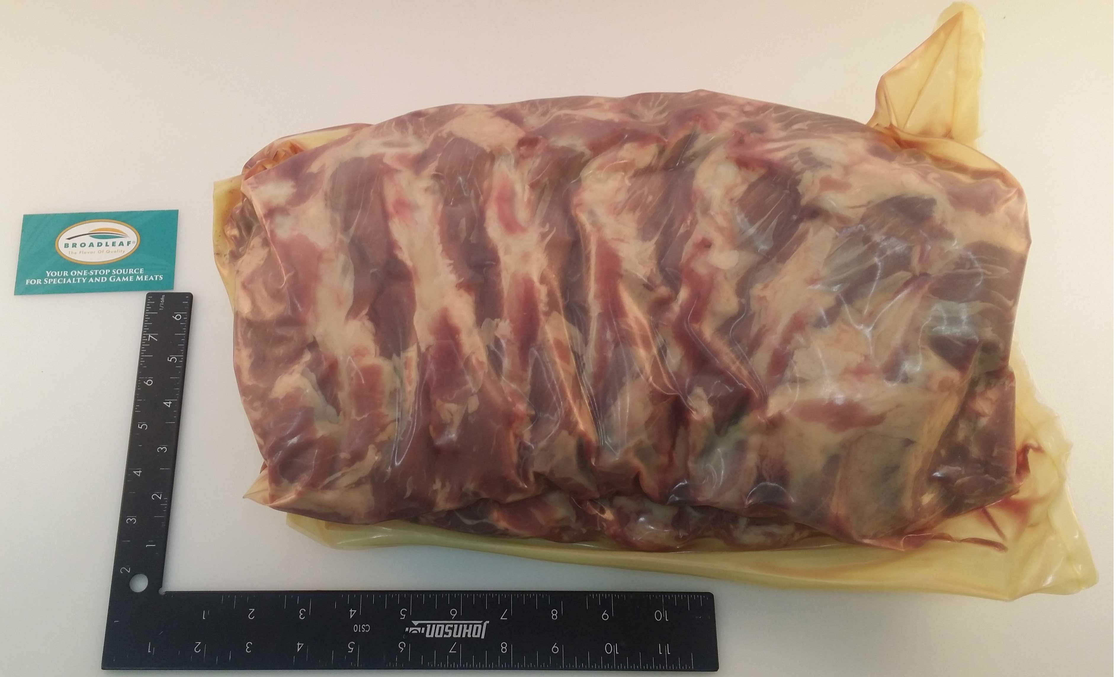 Frontiere Raw Buffalo Back Ribs, 6 Pound -- 8 per case