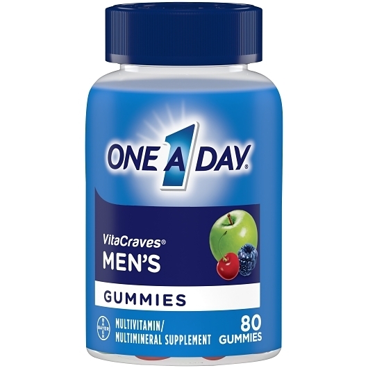 One-A-Day Vitacraves Mens Gummies, 80 count -- 24 per case