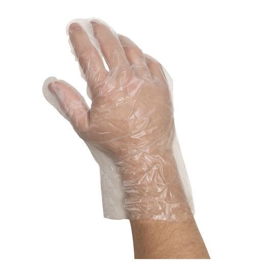 Companions Merit Medium Poly Gloves, 100 count -- 10 per case