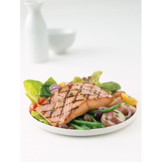 Ocean Horizons Merit 8 Ounce Boneless Skinless Wild Keta Alaskan Salmon Fillet, 10 Pound
