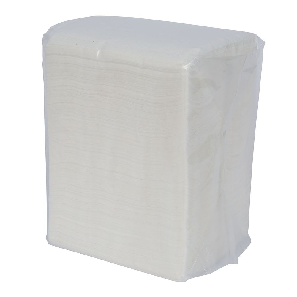 Companions Essentials White 1 Ply Beverage Napkin, 9 x 9 inch -- 4000 per case