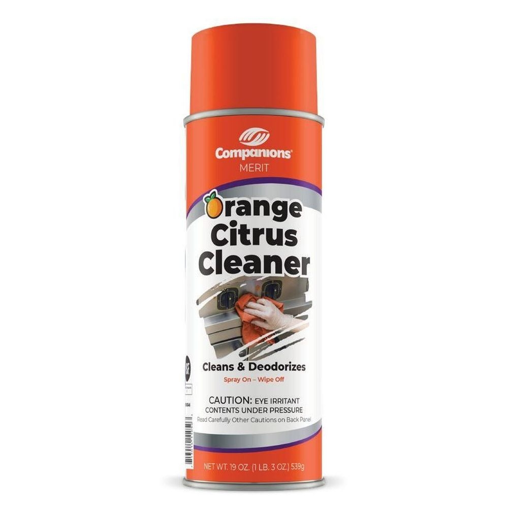 Companions Organic All Purpose Orange Foaming Citrus Cleaner, 19 Ounce Aerosol -- 6 per case.