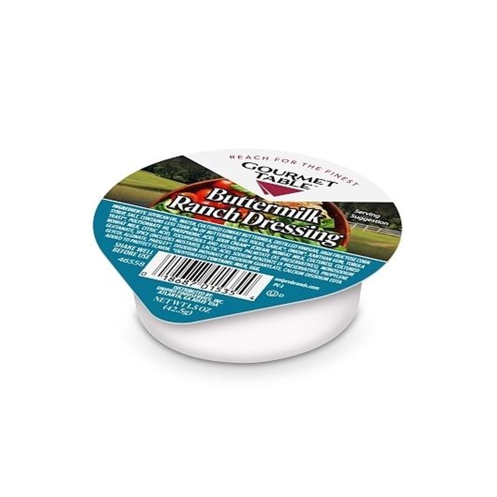 Gourmet Table Ranch Dressing, 1.5 Ounce -- 96 per case