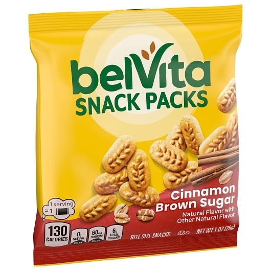 Belvita Cinnamon Brown Sugar Crackers, 1 Ounce -- 120 per case