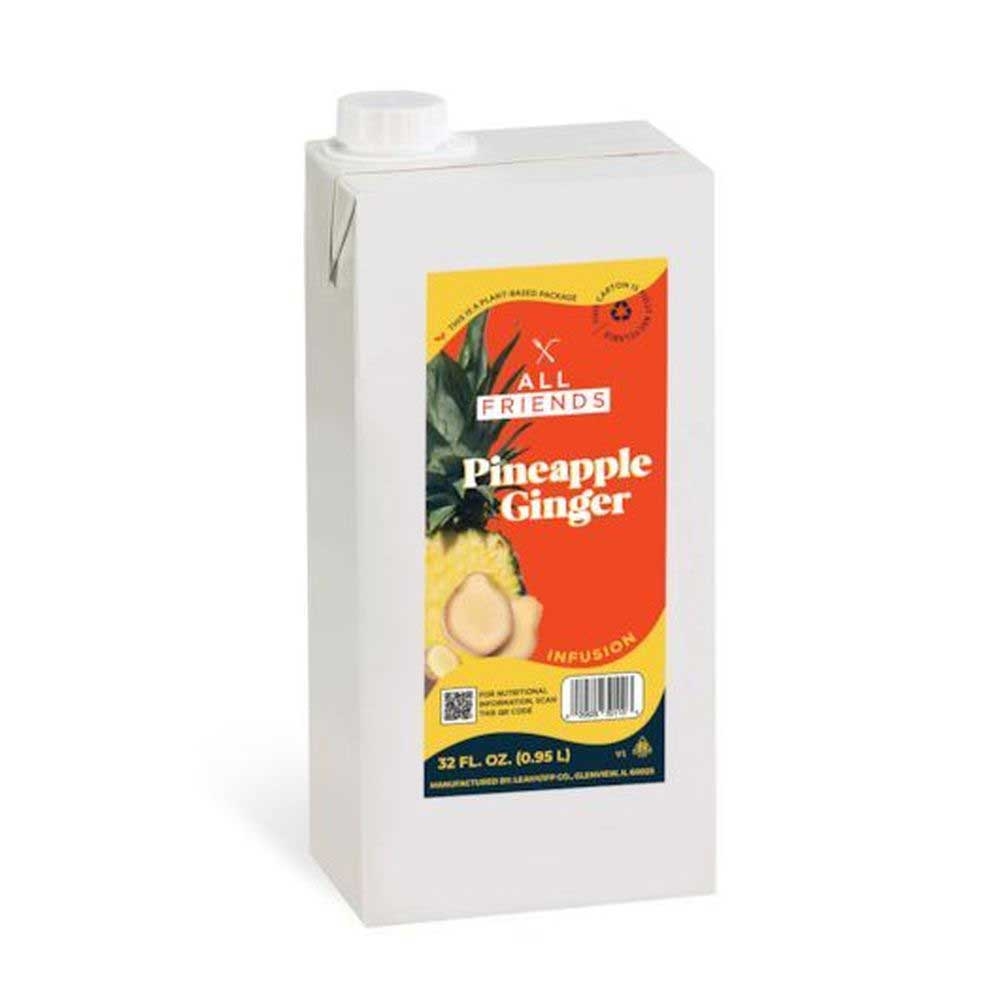 All Friends Pineapple Ginger Tamarind Functional Beverage, 32 Ounce -- 12 per case
