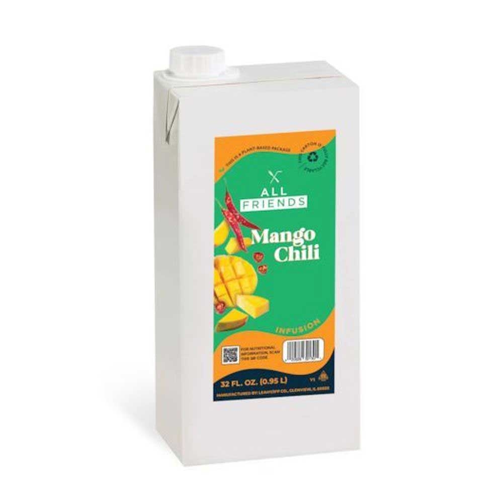 All Friends Mango Chili Turmeric Functional Beverage, 32 Ounce -- 12 per case