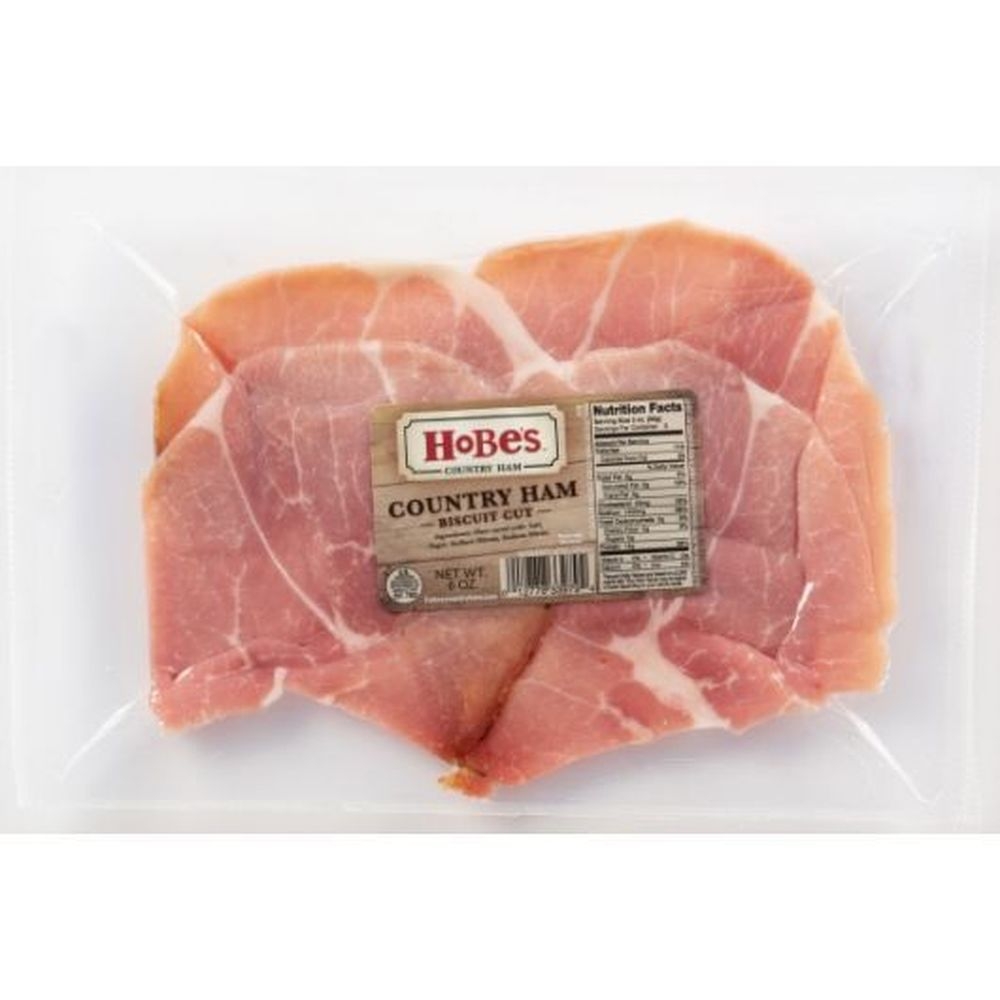 Hobes country Ham Biscuit Size Portions