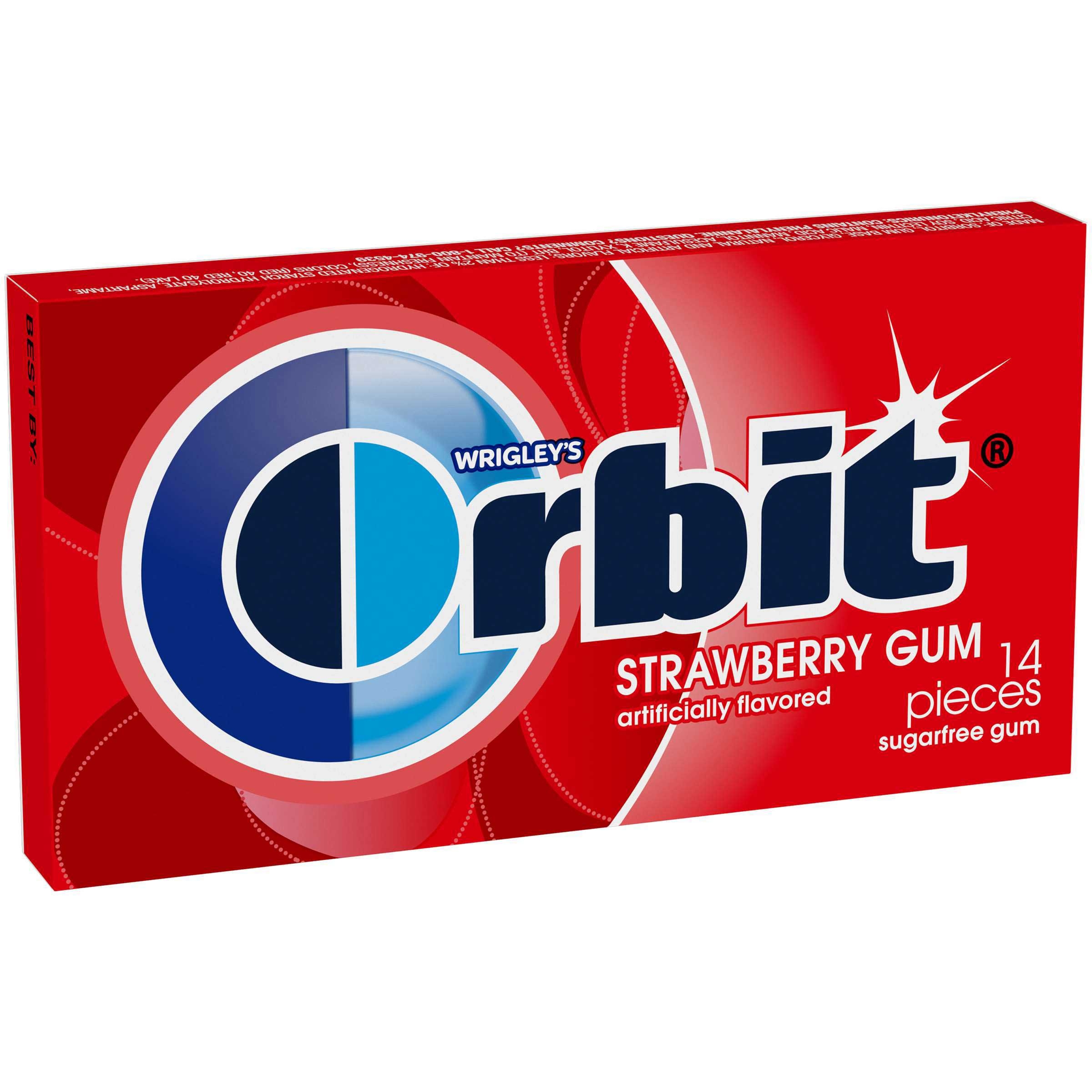 Orbit Strawberry Remix Gum -- 144 per case.