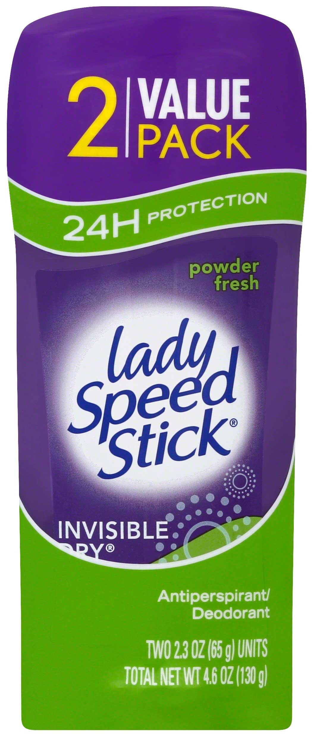 Lady Speed Stick Invisible Powder Fresh Deodorant, 4.6 Ounce -- 6 per case