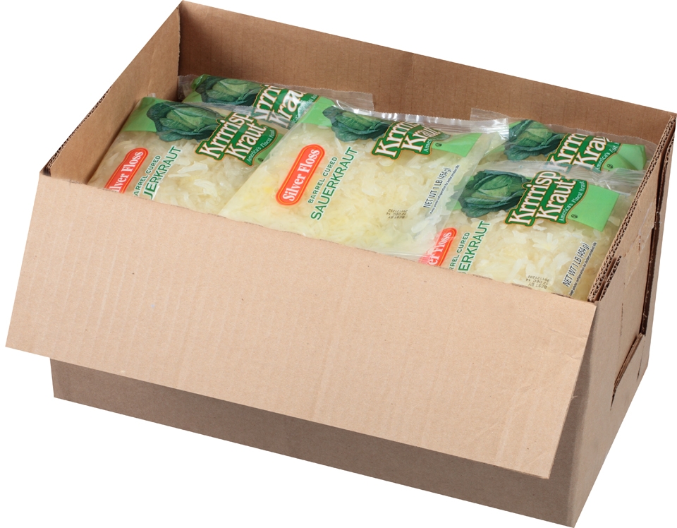 Silver Floss Shredded Sauerkraut, 16 Ounce -- 24 per case.