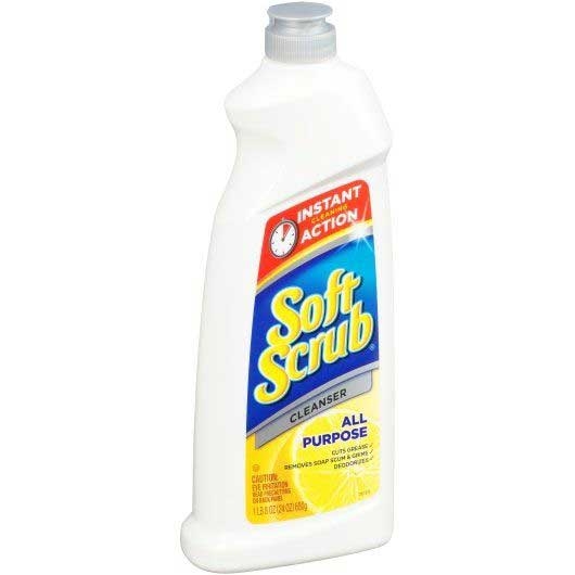 Soft Scrub Lemon All Purpose Cleanser, 24 Ounce -- 9 per case