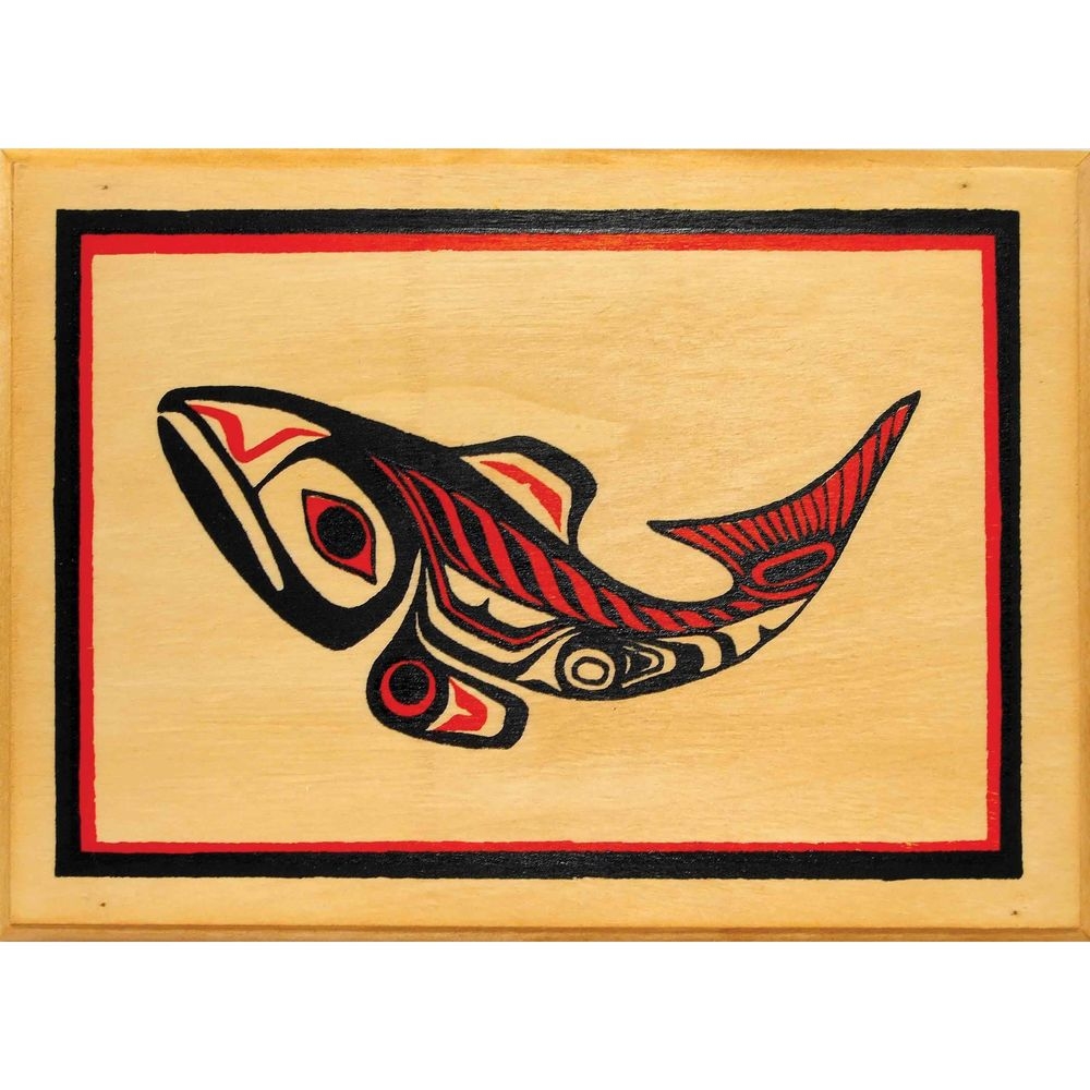Alaska Smokehouse Naturally Wild Smoked Salmon in Wood Box, 4 Ounce -- 20 per case