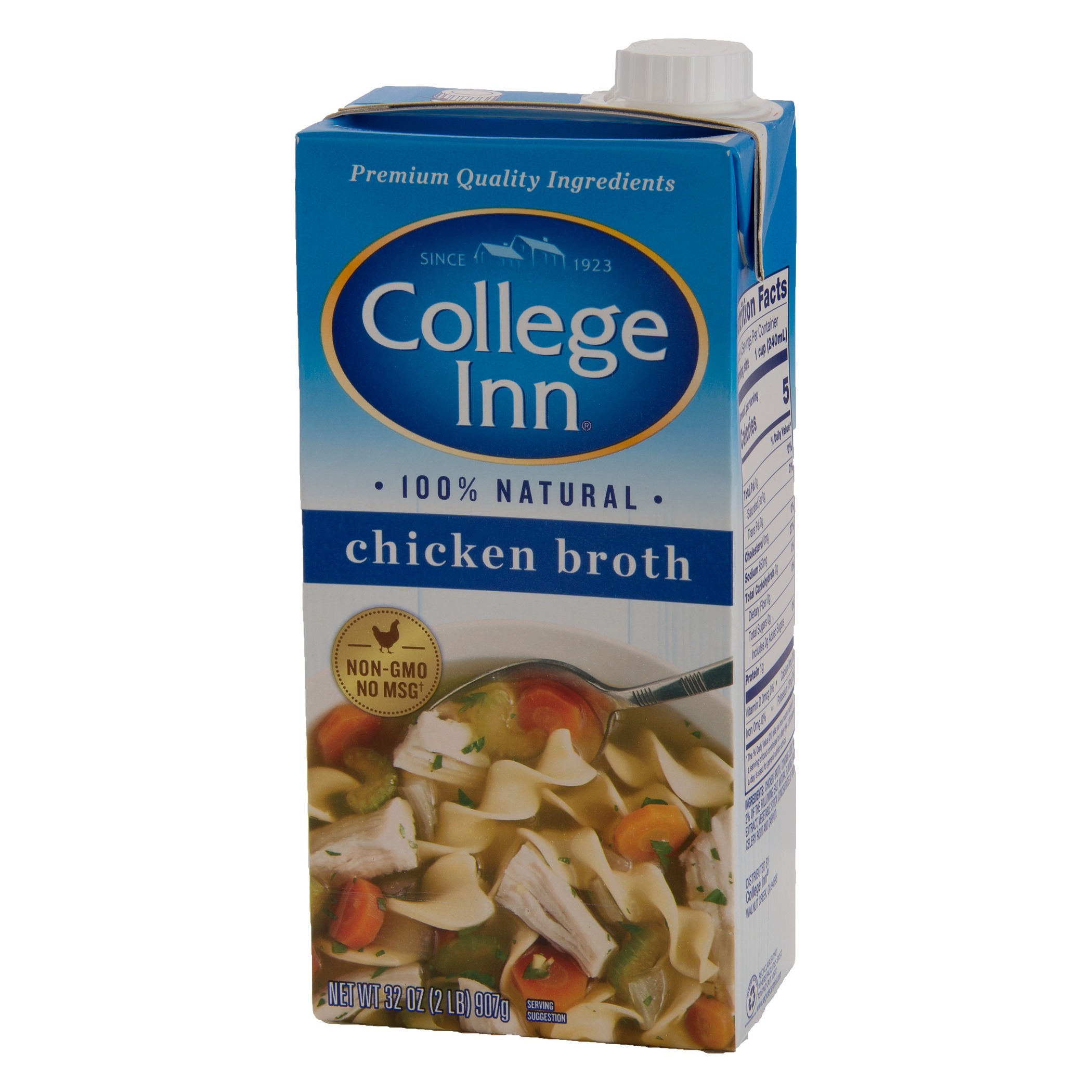 College Inn Aseptic Chicken Broth, 32 Ounce -- 12 per case.