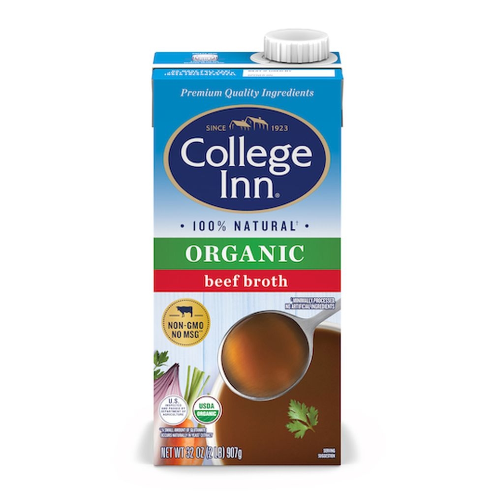 College Inn Organic Beef Broth, 32 Ounce Aseptic -- 12 per case