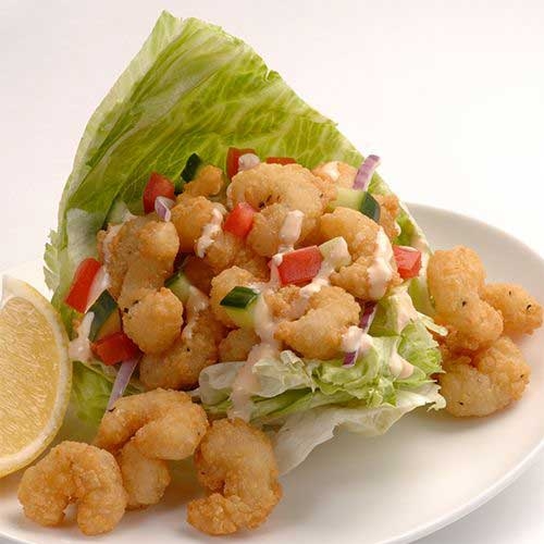 Tampa Maid Diptn Dusted Gourmet Popcorn Shrimp - 60/80, 2 Pound -- 6 per case.