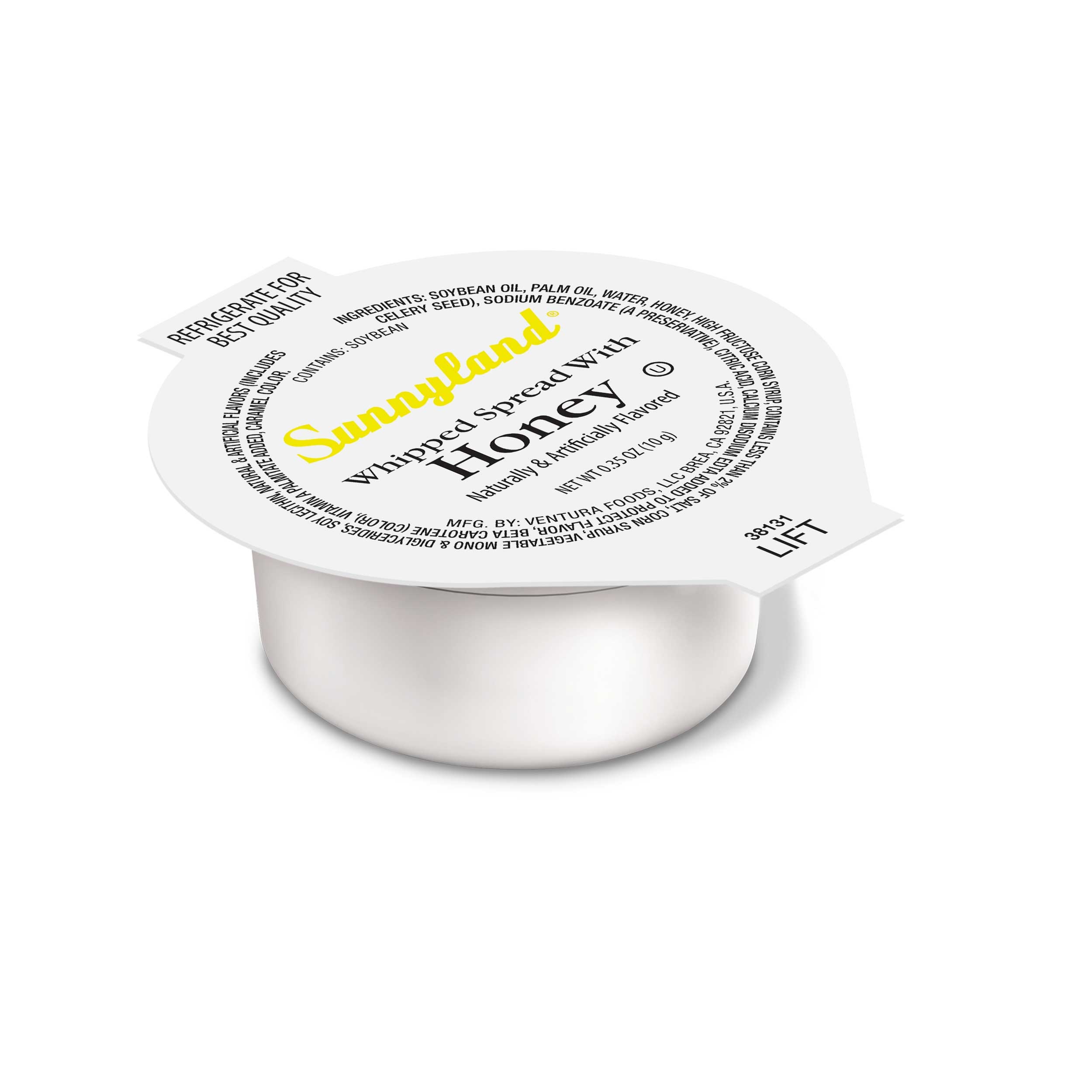 Sunnyland Whipped Spread with Honey Cup, 0.35 ounce -- 720 per case