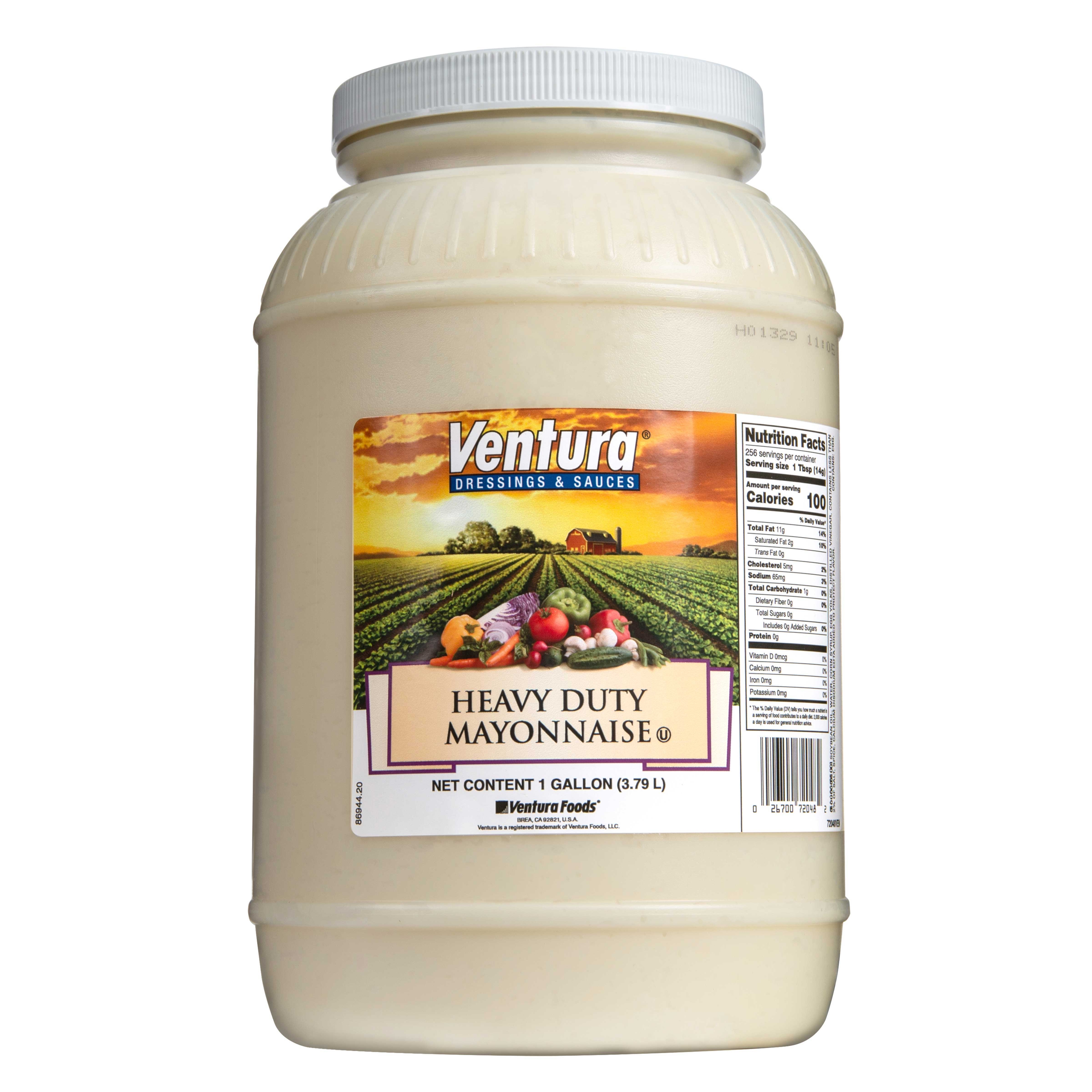Ventura Heavy Duty Mayonnaise, 1 Gallon -- 4 per case.