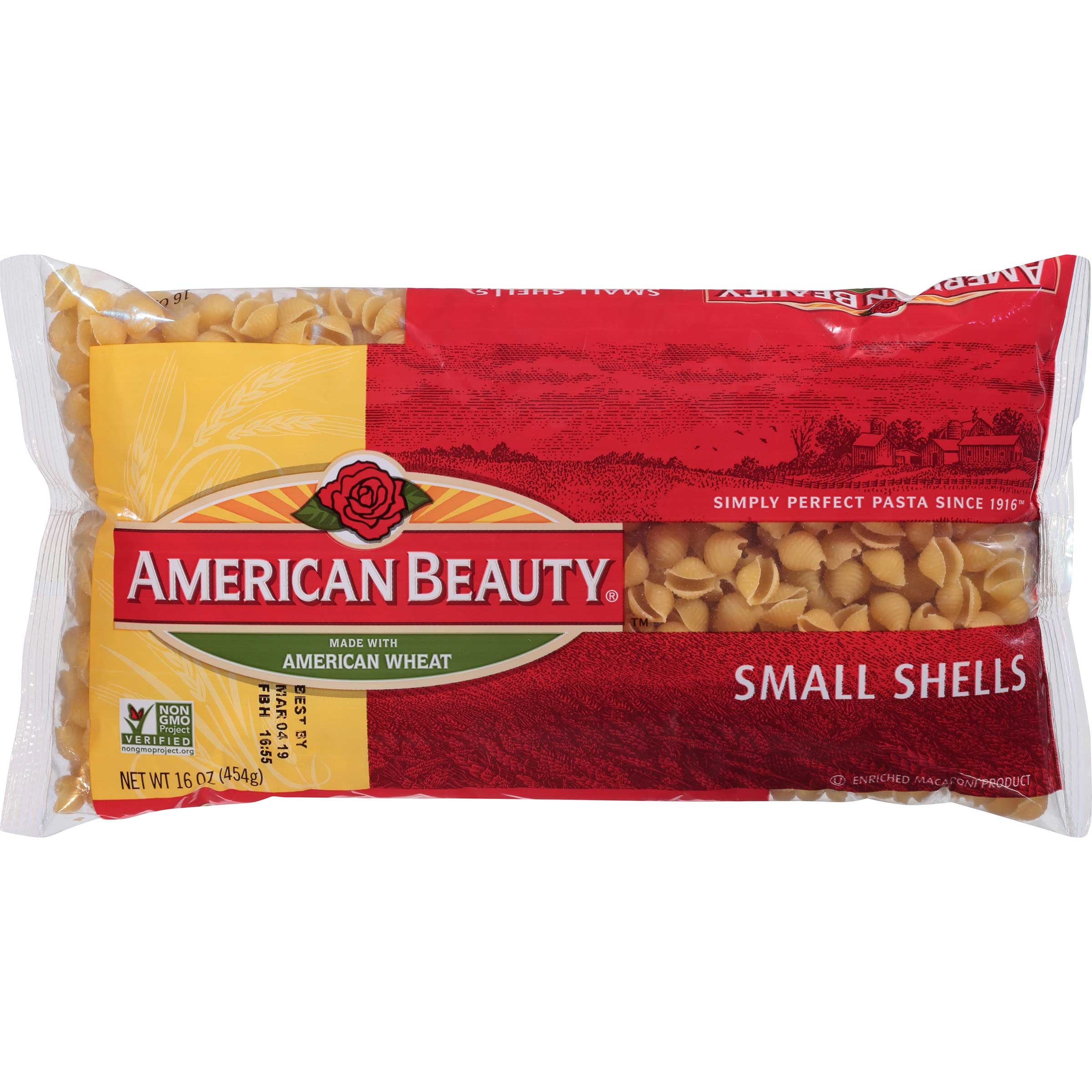 New World Pasta Small Shell-Roni Pasta, 16 Ounce -- 12 per case.