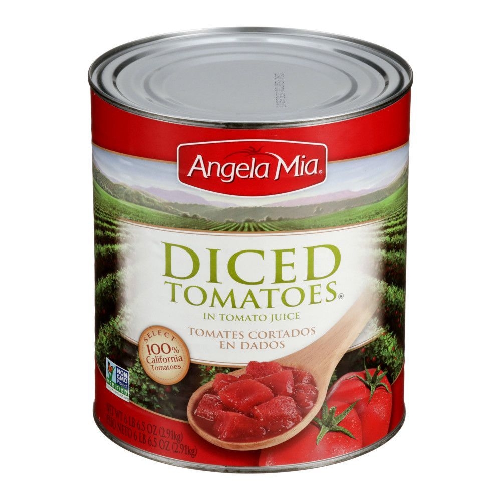 Angela Mia Diced Tomato In Juice, 102.5 Ounce -- 6 per case