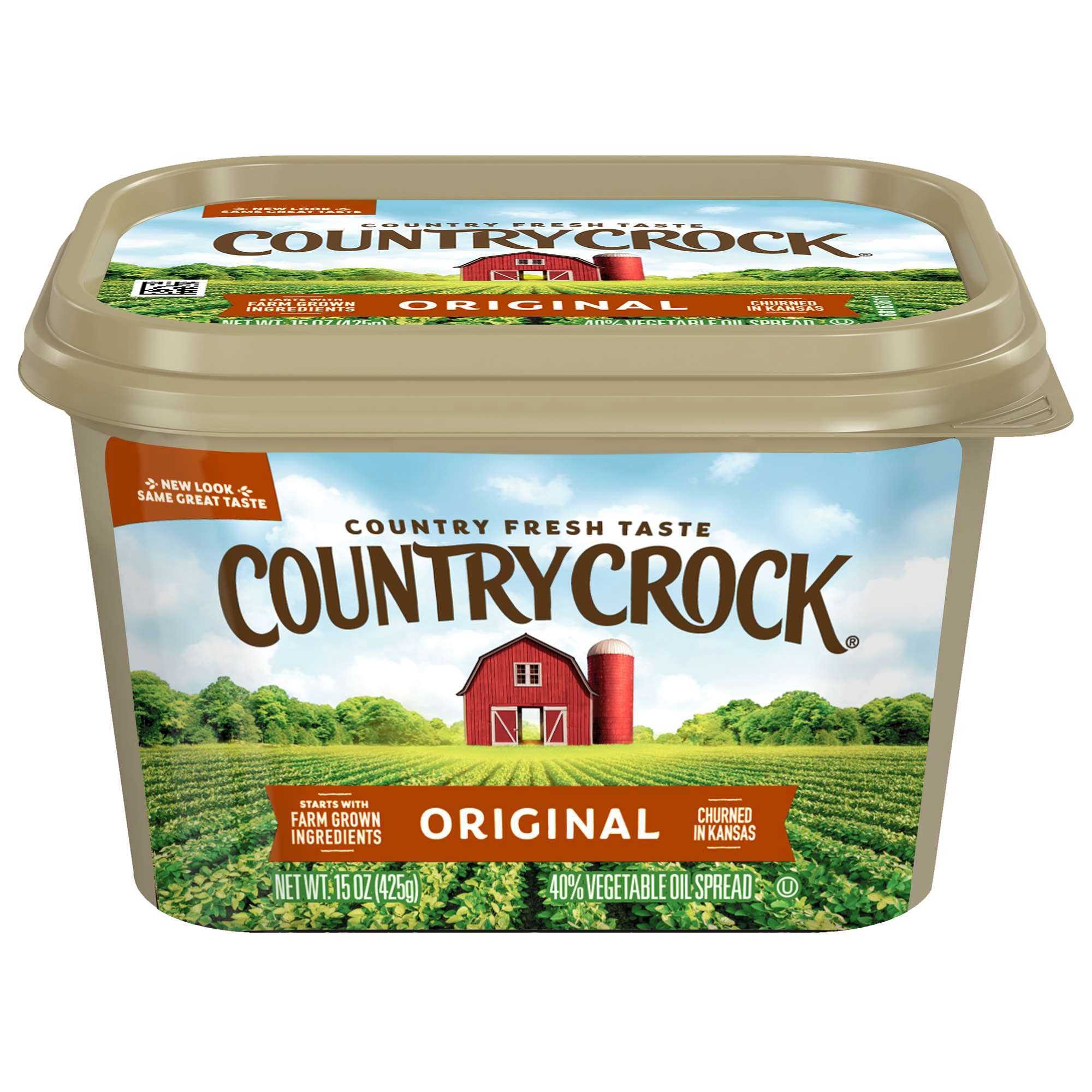 Country Crock Original Vegetable Oil Spread, 15 Ounce -- 12 per case.