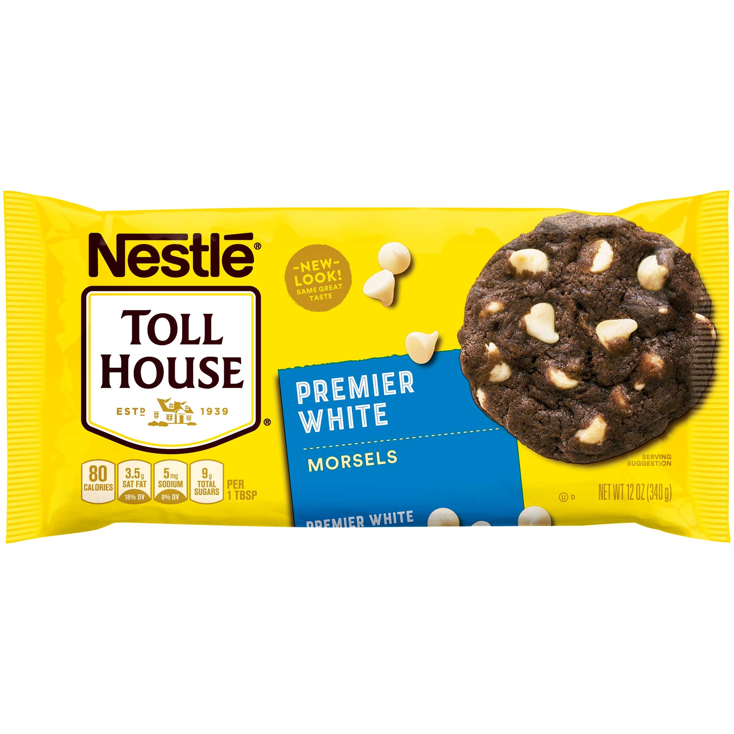 Nestle Toll House Premier White Morsel, 12 Ounce -- 12 per case.