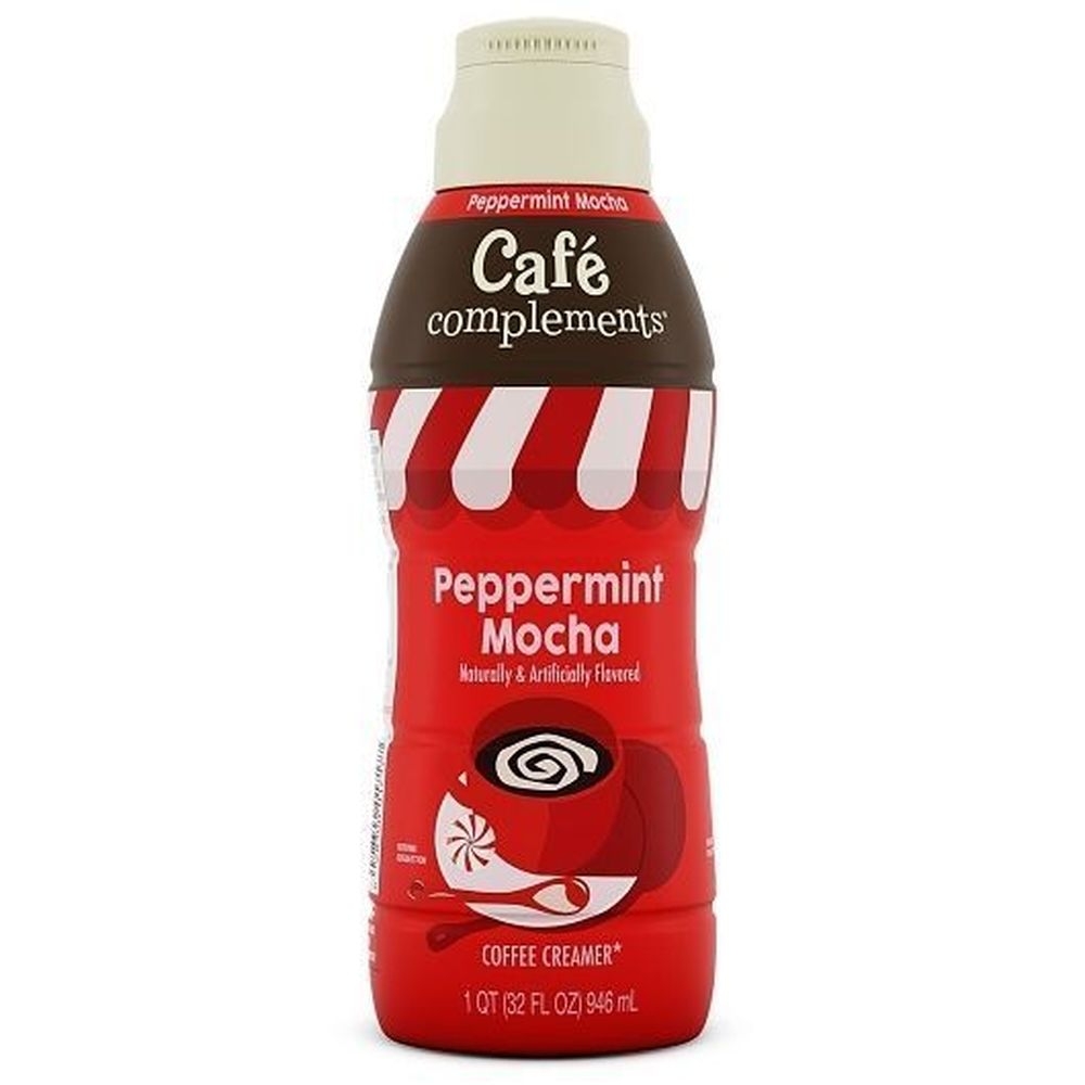 Cafe Complements Peppermint Mocha Coffee Creamer, 32 Fluid Ounce -- 6 per case