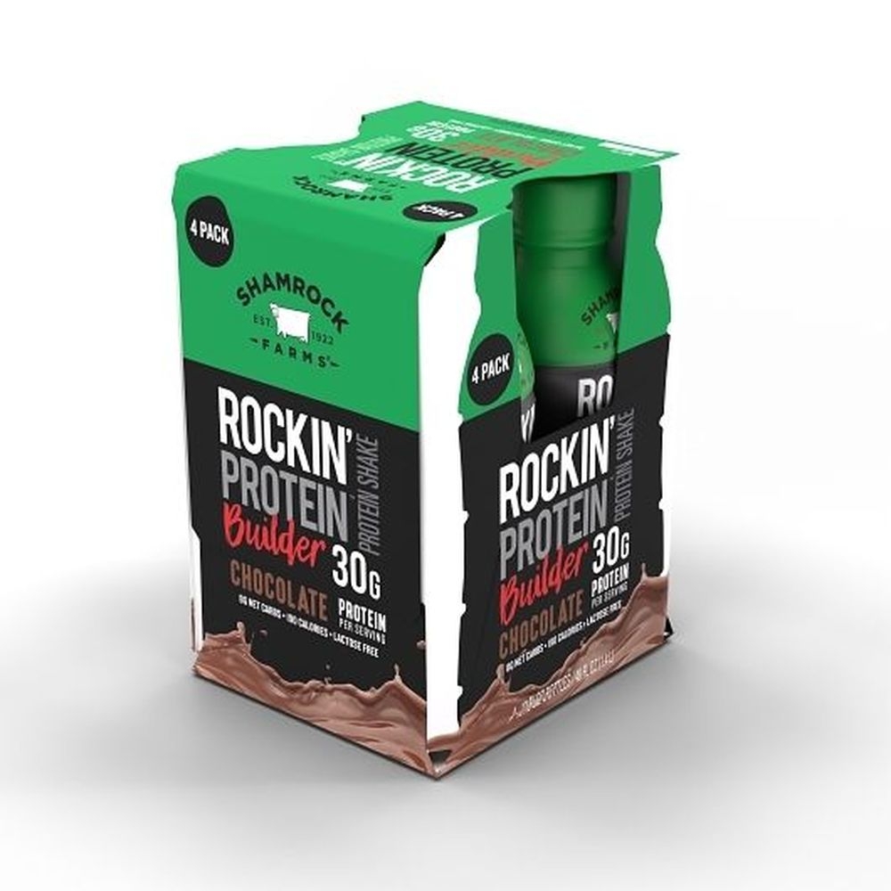 Rockin Protein Builder Chocolate Milk, 48 Fluid Ounce -- 6 per case