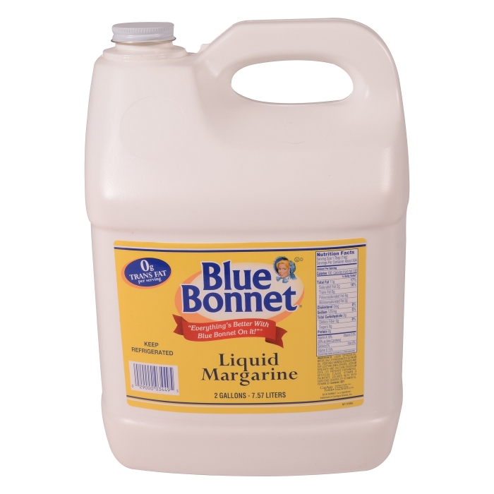 Conagra Blue Bonnet Liquid Margarine, 2 Gallon -- 3 per case.