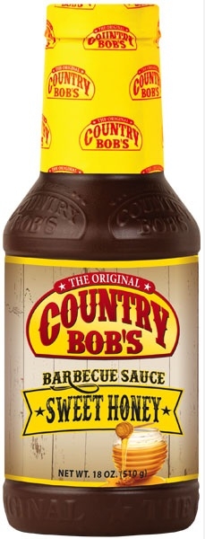 Country Bobs Sweet Honey Barbecue Sauce, 18 Fluid Ounce -- 6 per case