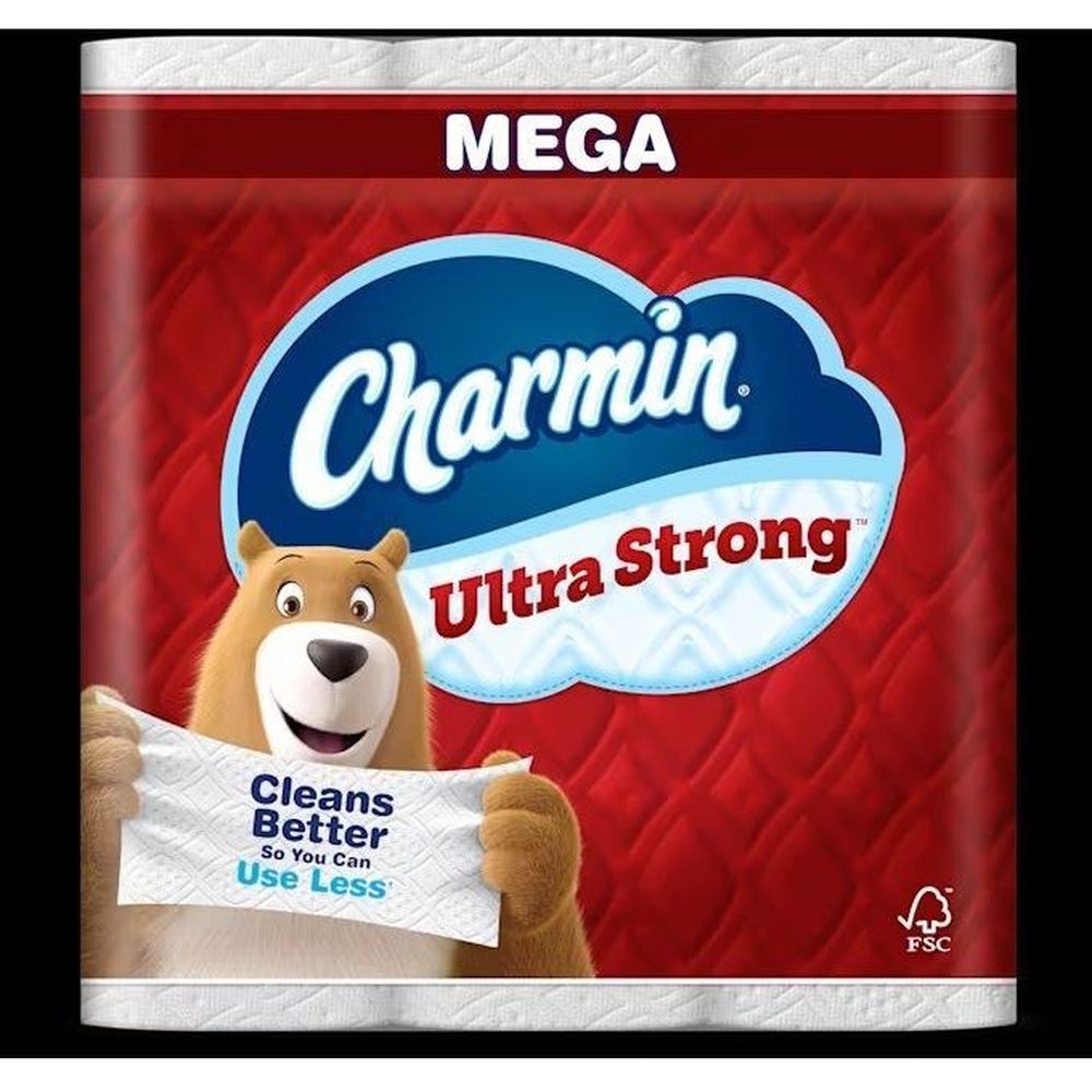 Charmin White 2 Ply Ultra Strong Bath Tissue, 264 count -- 48 per case