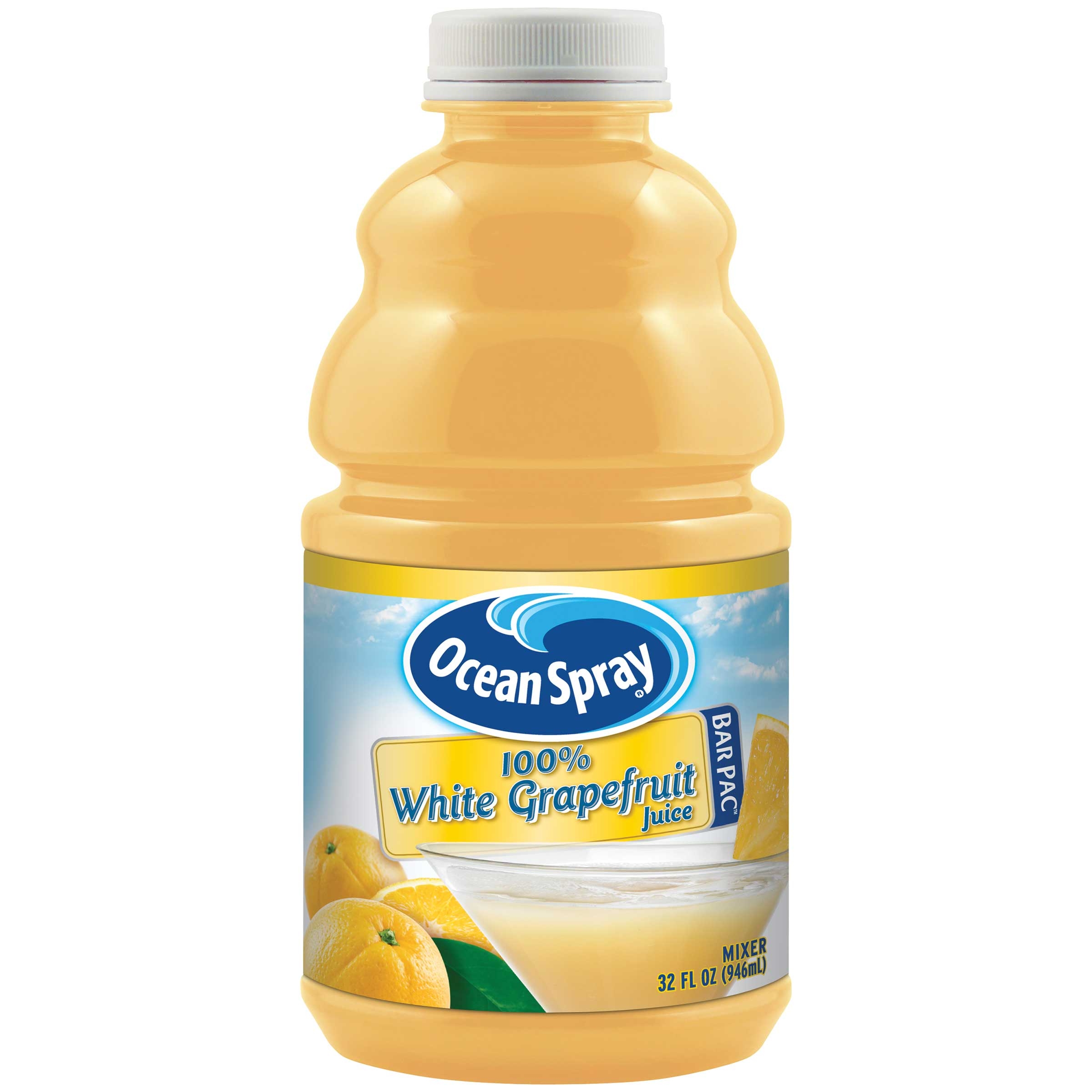 Ocean Spray White Grapefruit Juice Mixer, 32 Fluid Ounce -- 12 per case