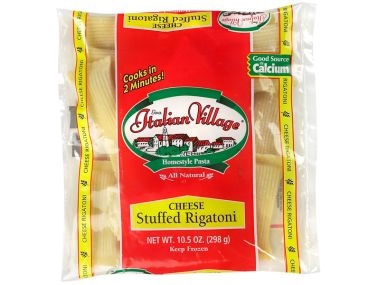 Italian Village Cheese Stuffed Rigatoni, 10.5 Ounce -- 12 per case.