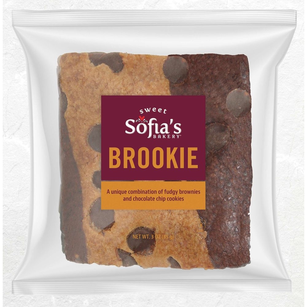 Love and Quiches Individually Wrapped Sweet Sofia Brookie, 3 Ounce -- 48 per case