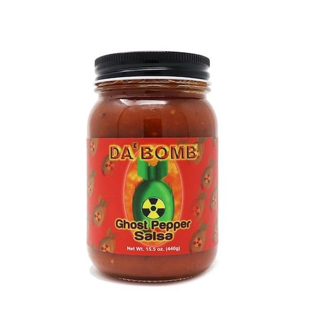 Da' Bomb Ghost Pepper Salsa Hot Sauce, 93 Ounce