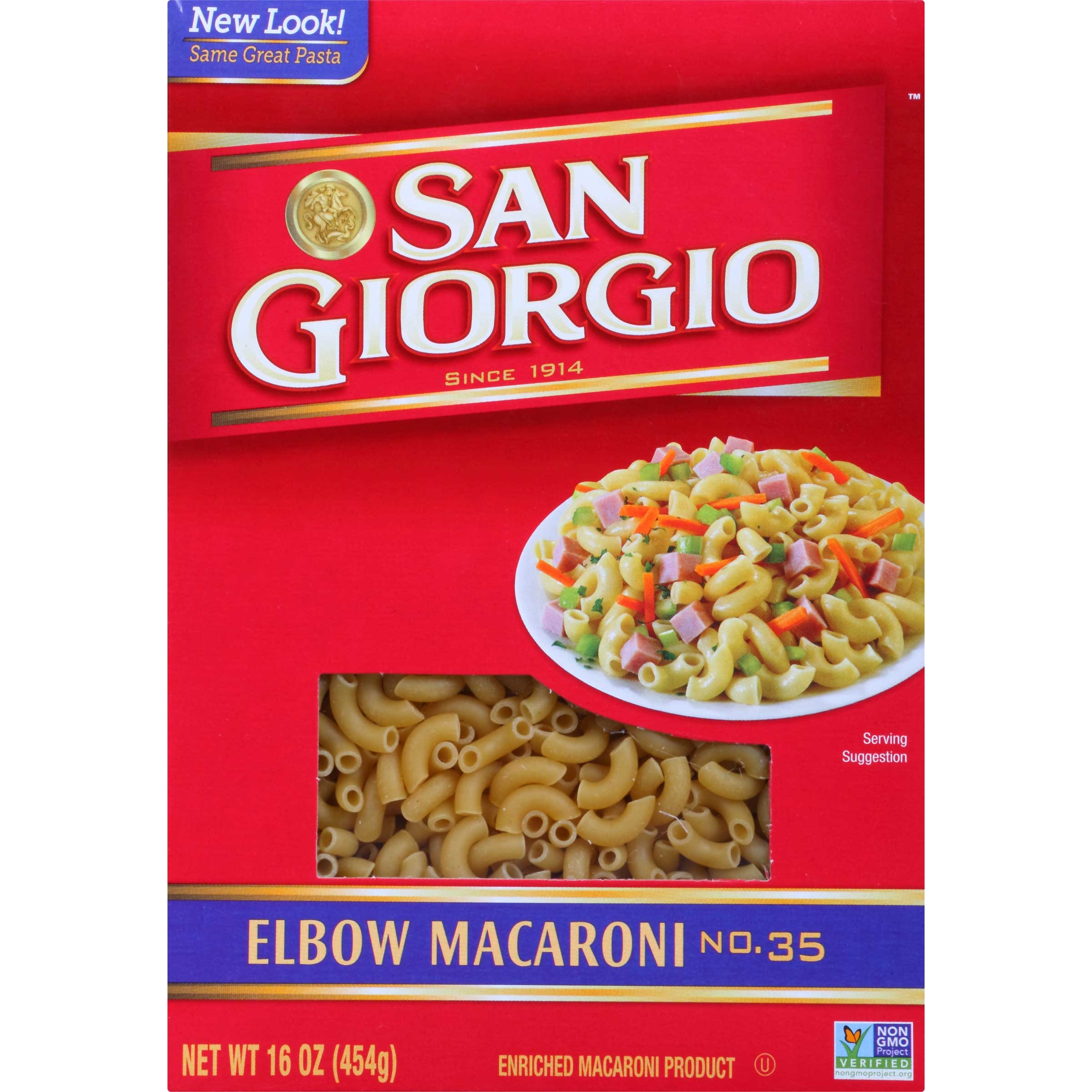San Giorgio Elbow Medium Pasta, 16 Ounce -- 20 per case.