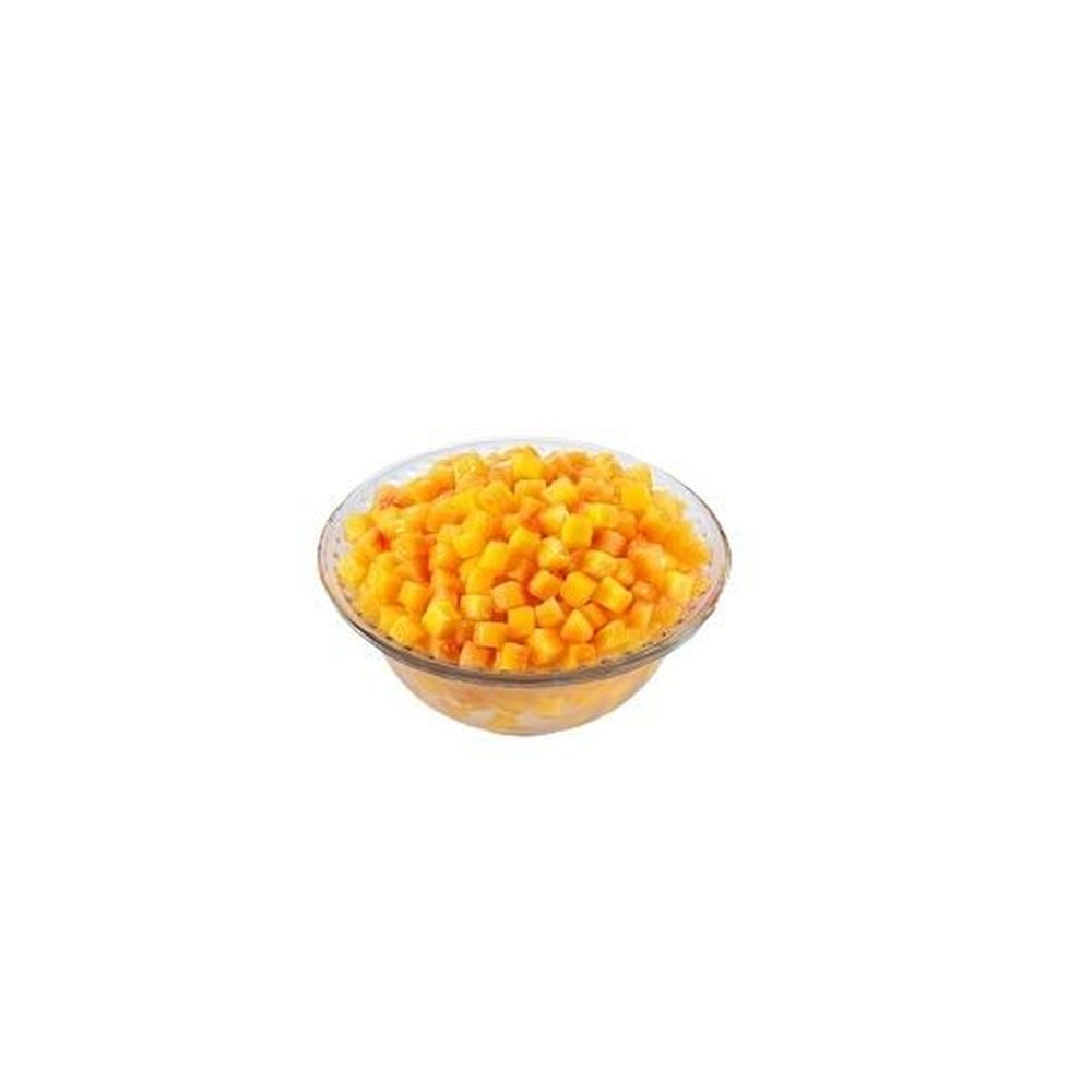 Commodity Wawona Diced Peaches, 30 Pound