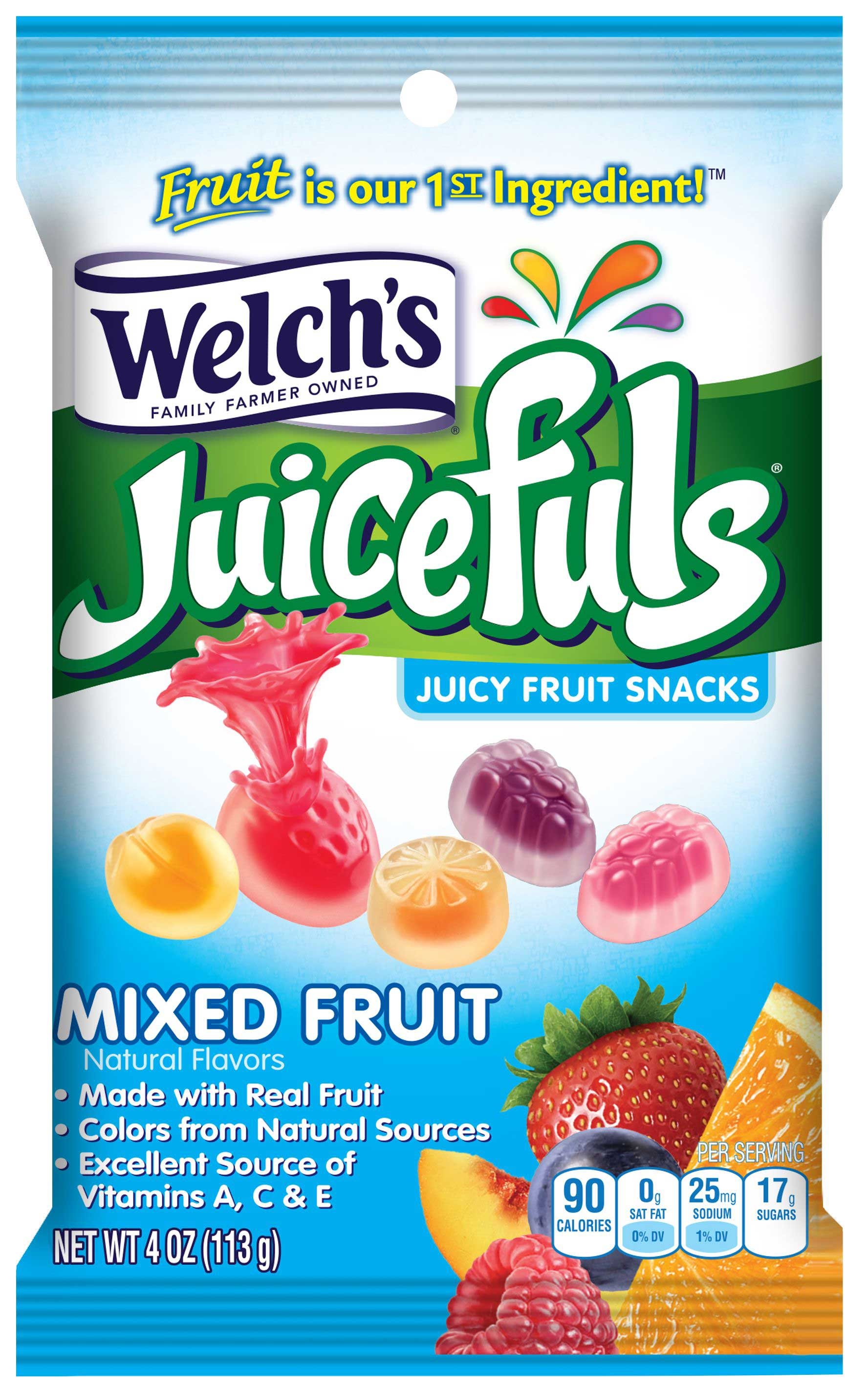 Juicefuls Mixed Fruit Juicy Fruit Snack, 4 Ounce -- 12 per case