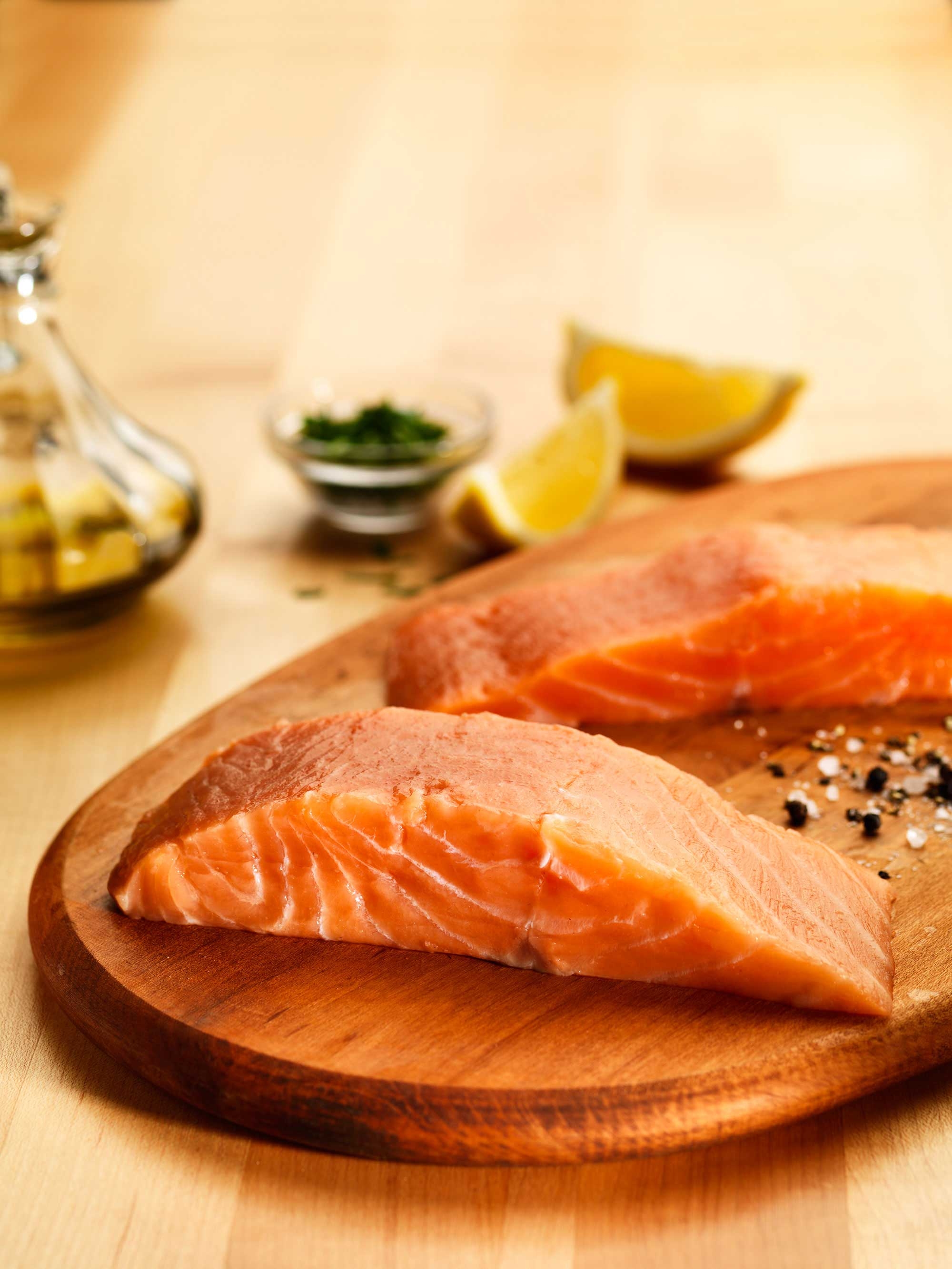 FPI Atlantic Salmon Portion Skinless Boneless, 6 Ounce.