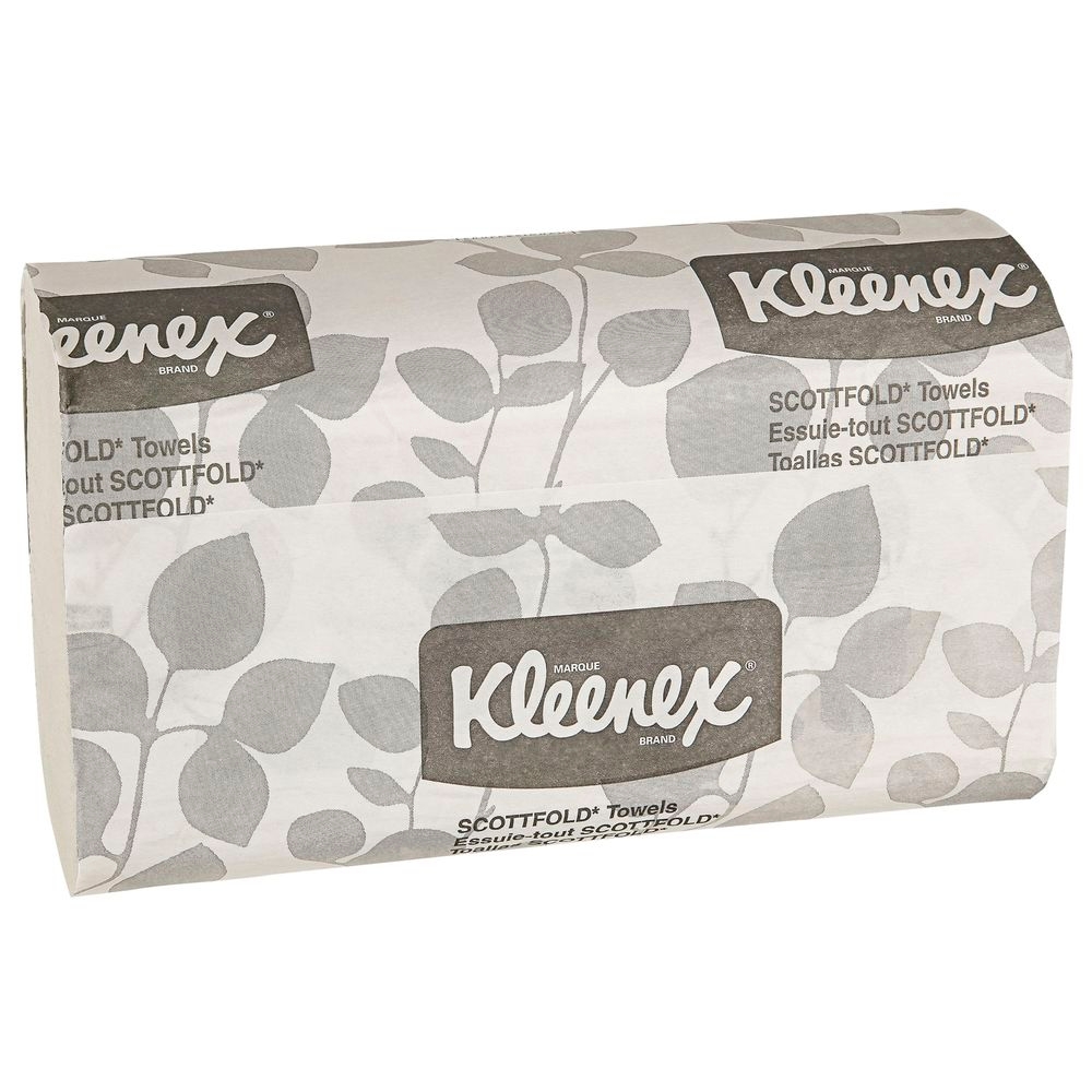 Kleenex Scottfold White Towel, 120 count -- 25 per case