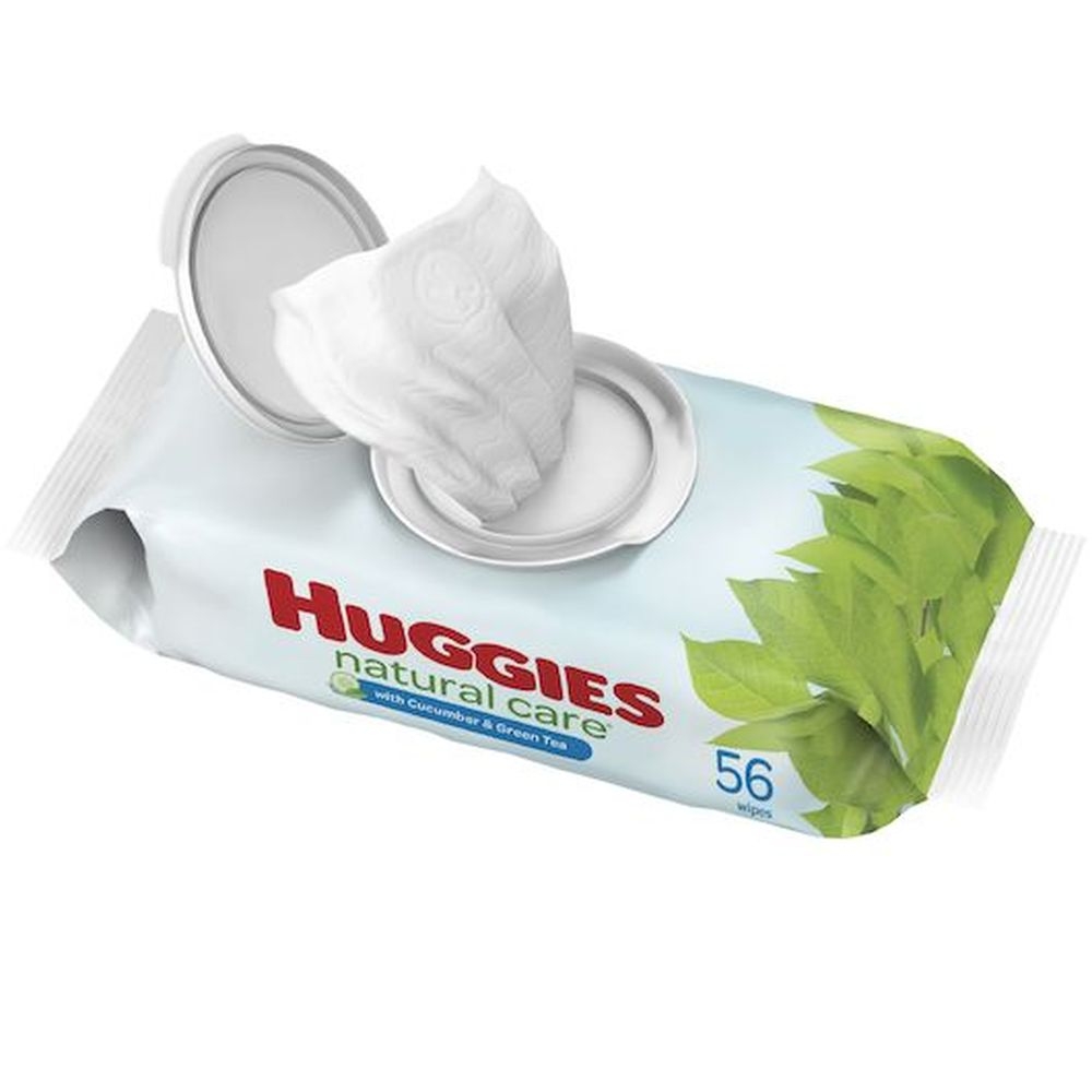 Huggies Natural Care Refreshing Baby Wipes, 56 count -- 8 per case