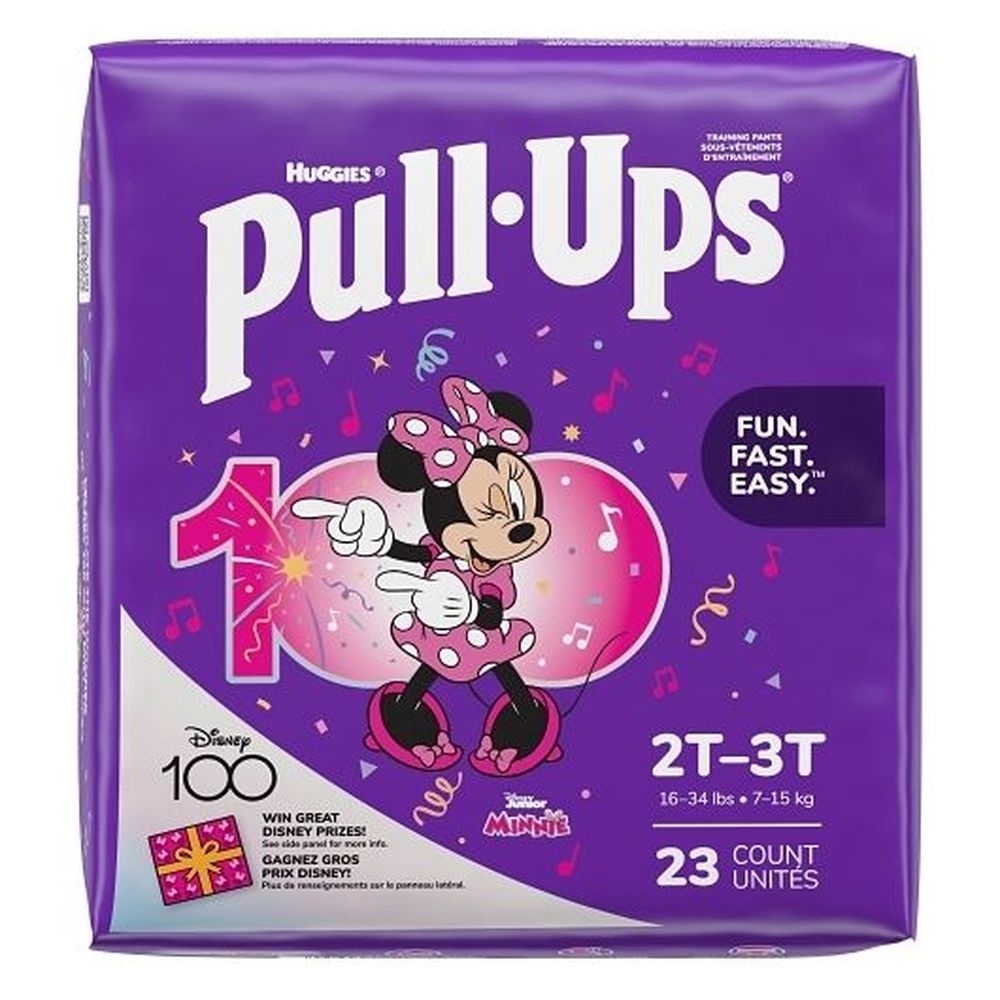 Pull Ups Size 2 Girls Training Pants, 23 count -- 4 per case