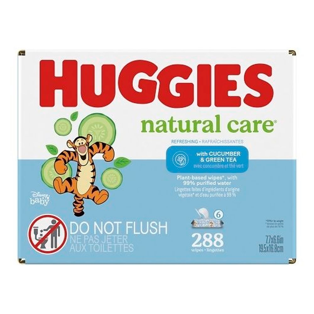 Huggies Natural Care Refreshing Baby Wipes, 288 count
