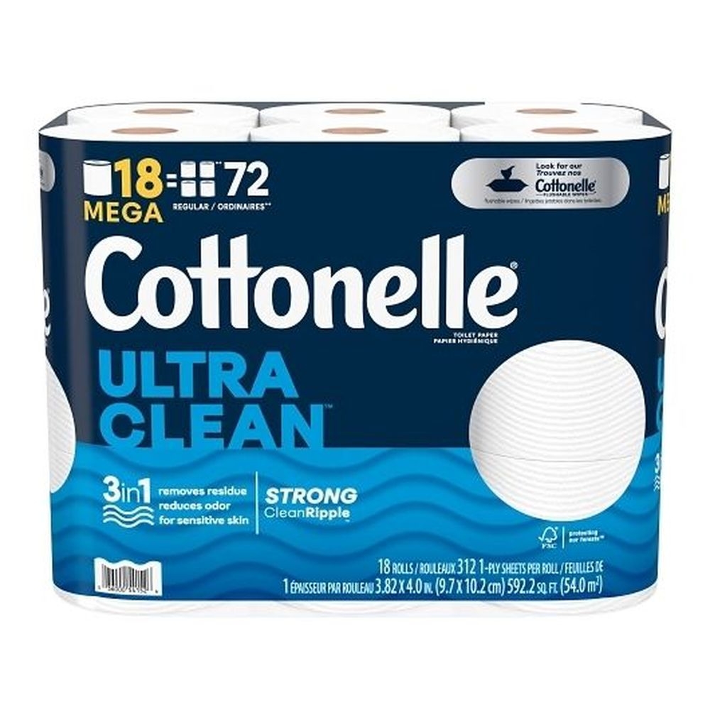 Cottonelle Ultraclean Bath Tissue - Mega Roll, 5616 count -- 2 per case