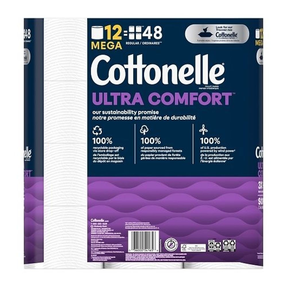Cottonelle Ultra Comfort Bath Tissue - Mega Roll, 3216 count -- 4 per case