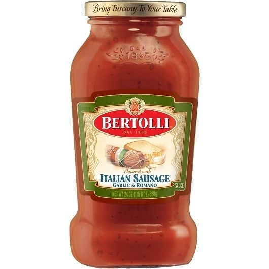 Bertolli Italian Sausage Sauce, 24 Ounce -- 6 per case