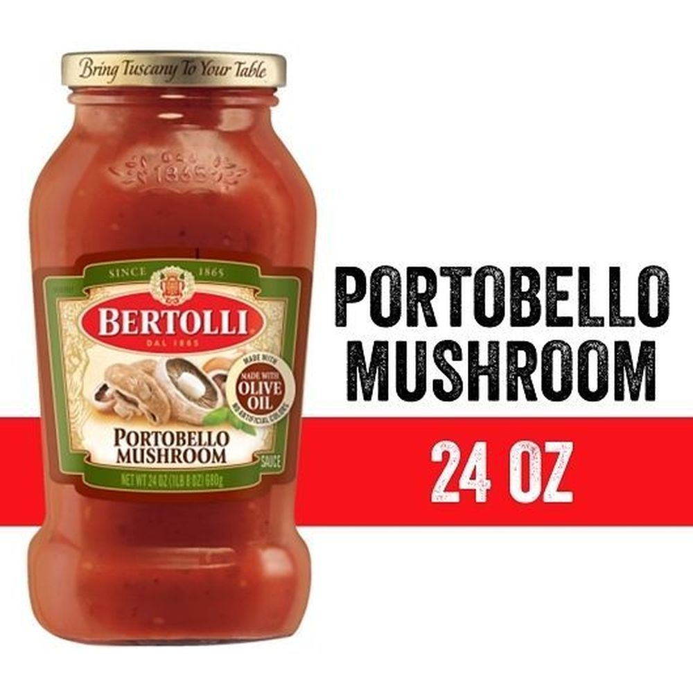 Bertolli Portobello Mushroom Sauce with Merlot, 24 Ounce -- 6 per case