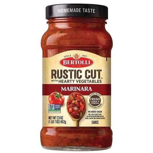 Bertolli Rustic Cut Marinara Sauce, 23 Ounce -- 6 per case