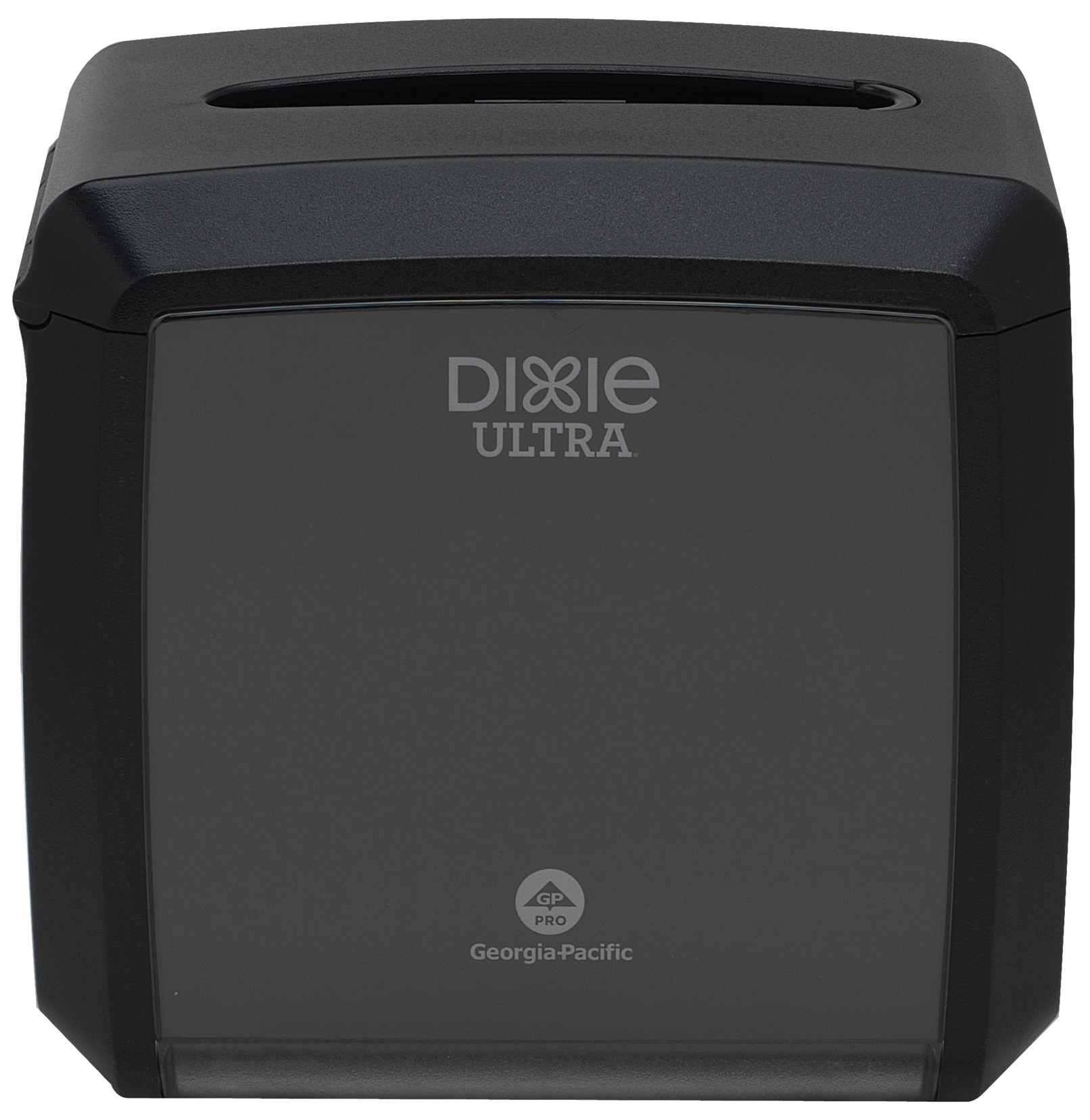 GP Dixie Ultra Black Tabletop Interfold Napkin Dispenser
