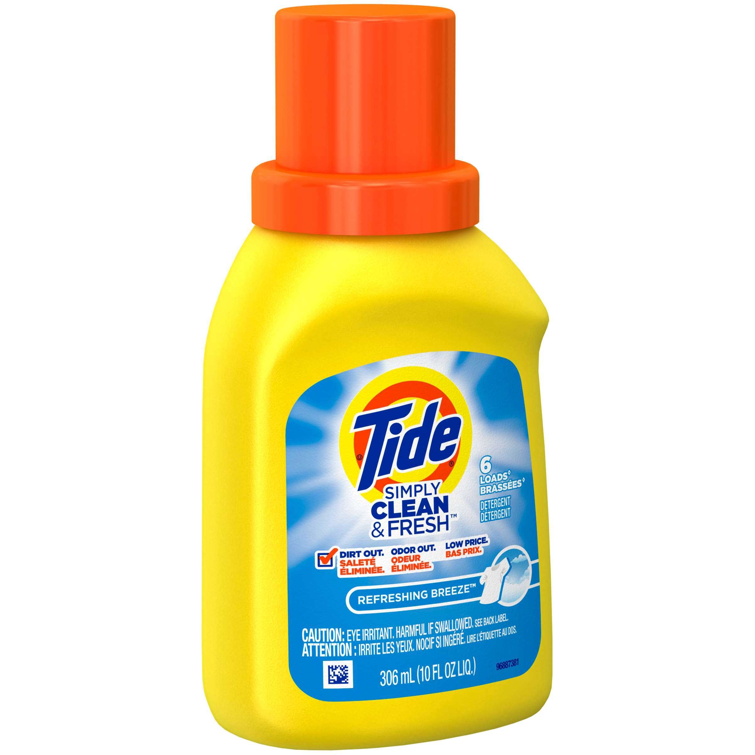 Tide Simply Clean and Fresh Laundry Detergent, 10 Fluid Ounce -- 12 per case.