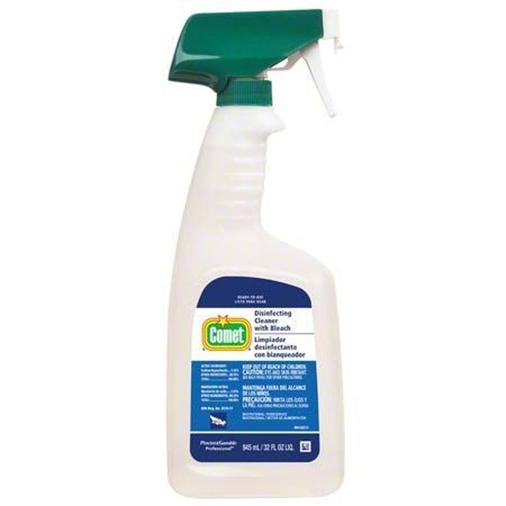Comet Pro Multi Purpose Disinfecting Cleaner with Bleach, 32 Ounce Spray -- 8 per case